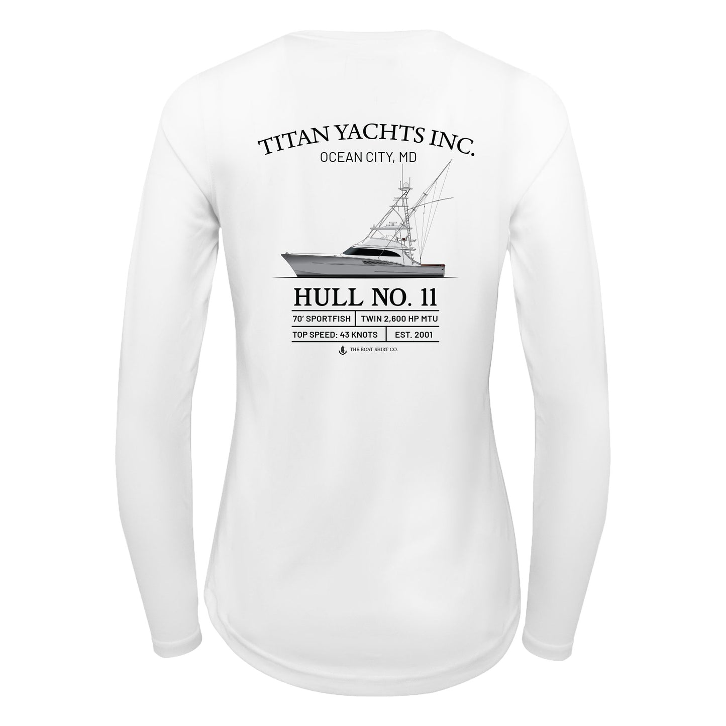 Titan Yachts Legacy Series • Hull No. 11 • UPF50+ Sun Shirt