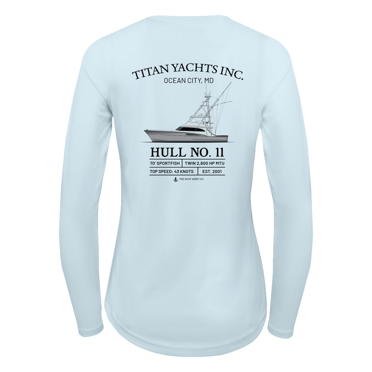 Titan Yachts Legacy Series • Hull No. 11 • UPF50+ Sun Shirt