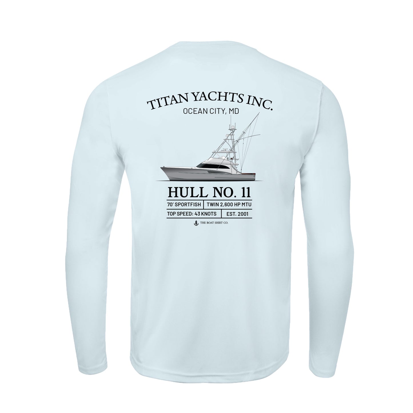 Titan Yachts Legacy Series • Hull No. 11 • UPF50+ Sun Shirt