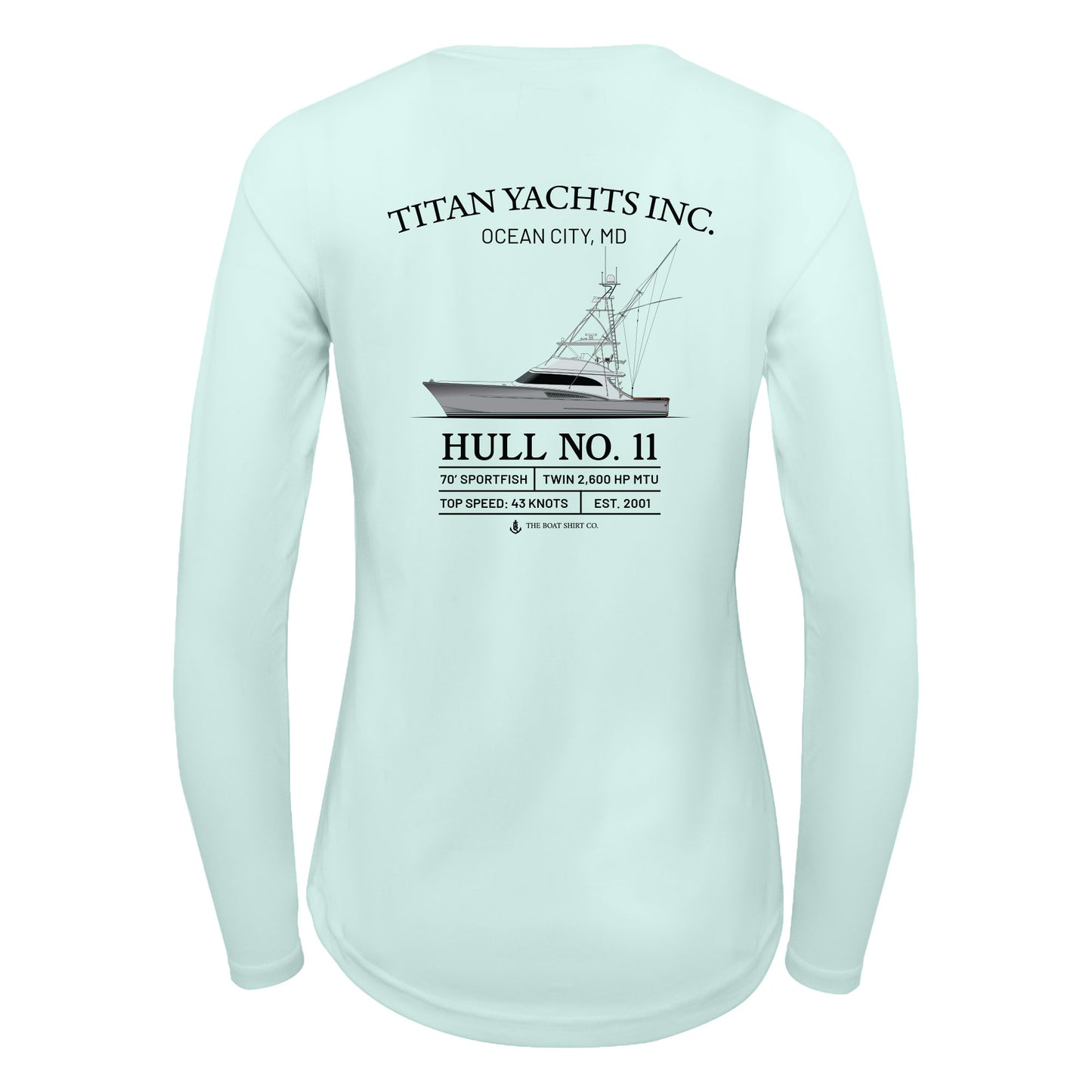 Titan Yachts Legacy Series • Hull No. 11 • UPF50+ Sun Shirt