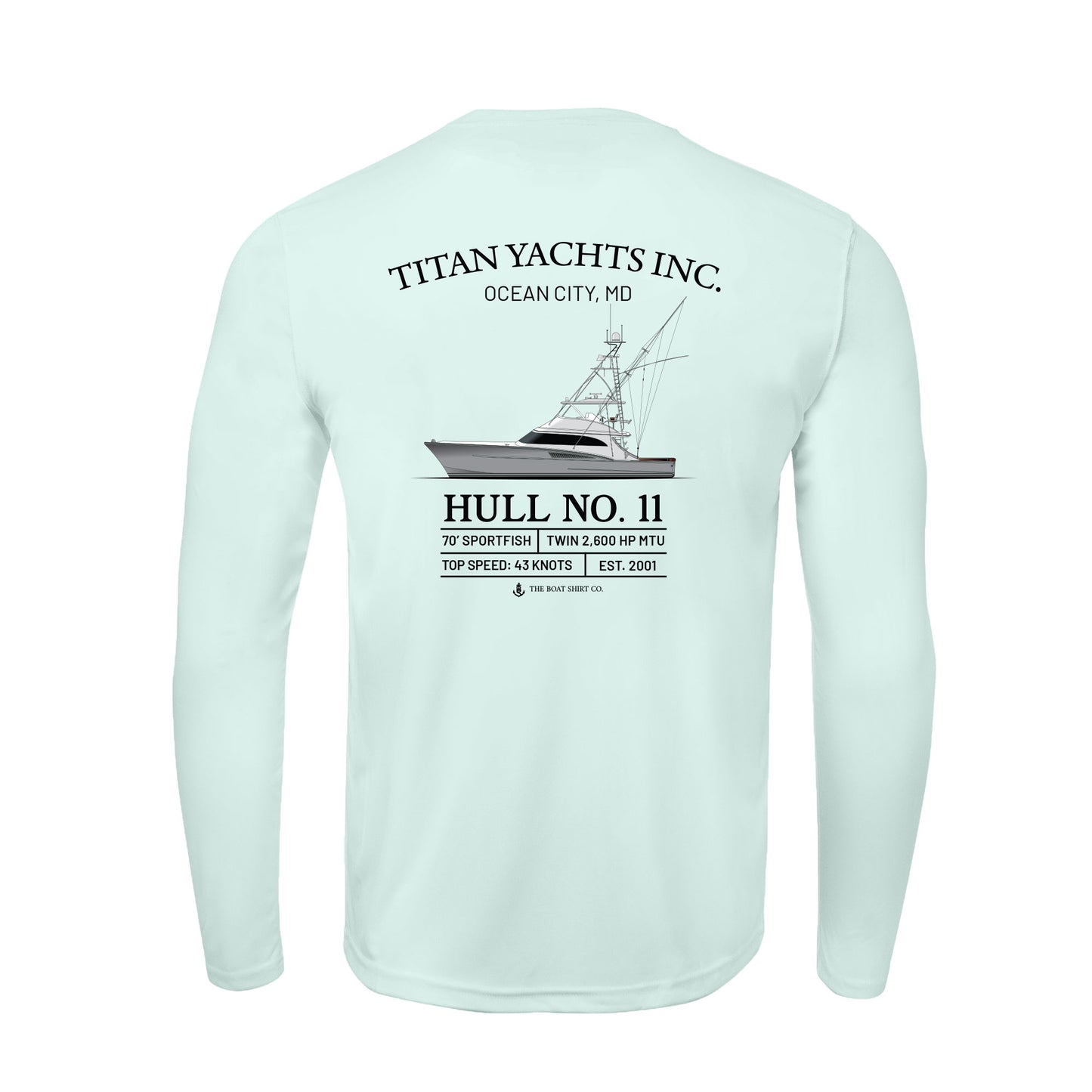 Titan Yachts Legacy Series • Hull No. 11 • UPF50+ Sun Shirt