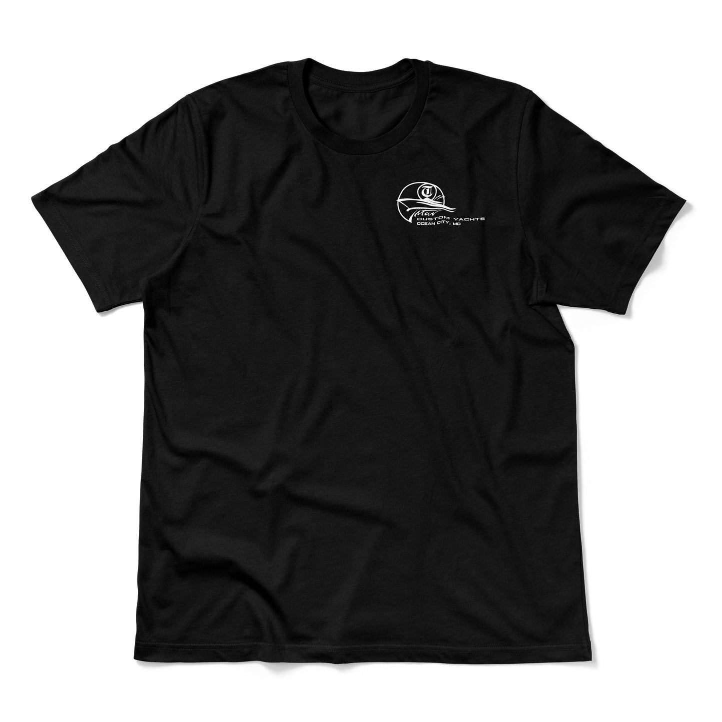 Titan Yachts Hull No. 11 Graphic Tee – 70' Sportfish Outline