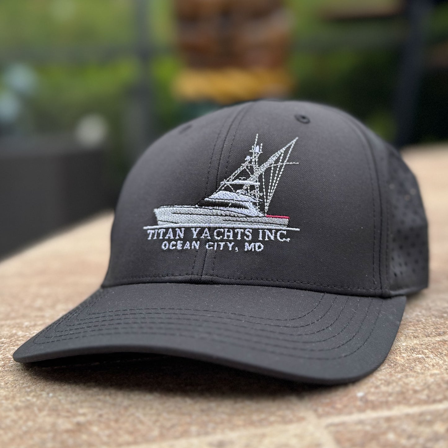 Titan Yachts Legacy Hat – Ocean City, MD (Recycled Performance Fabric)