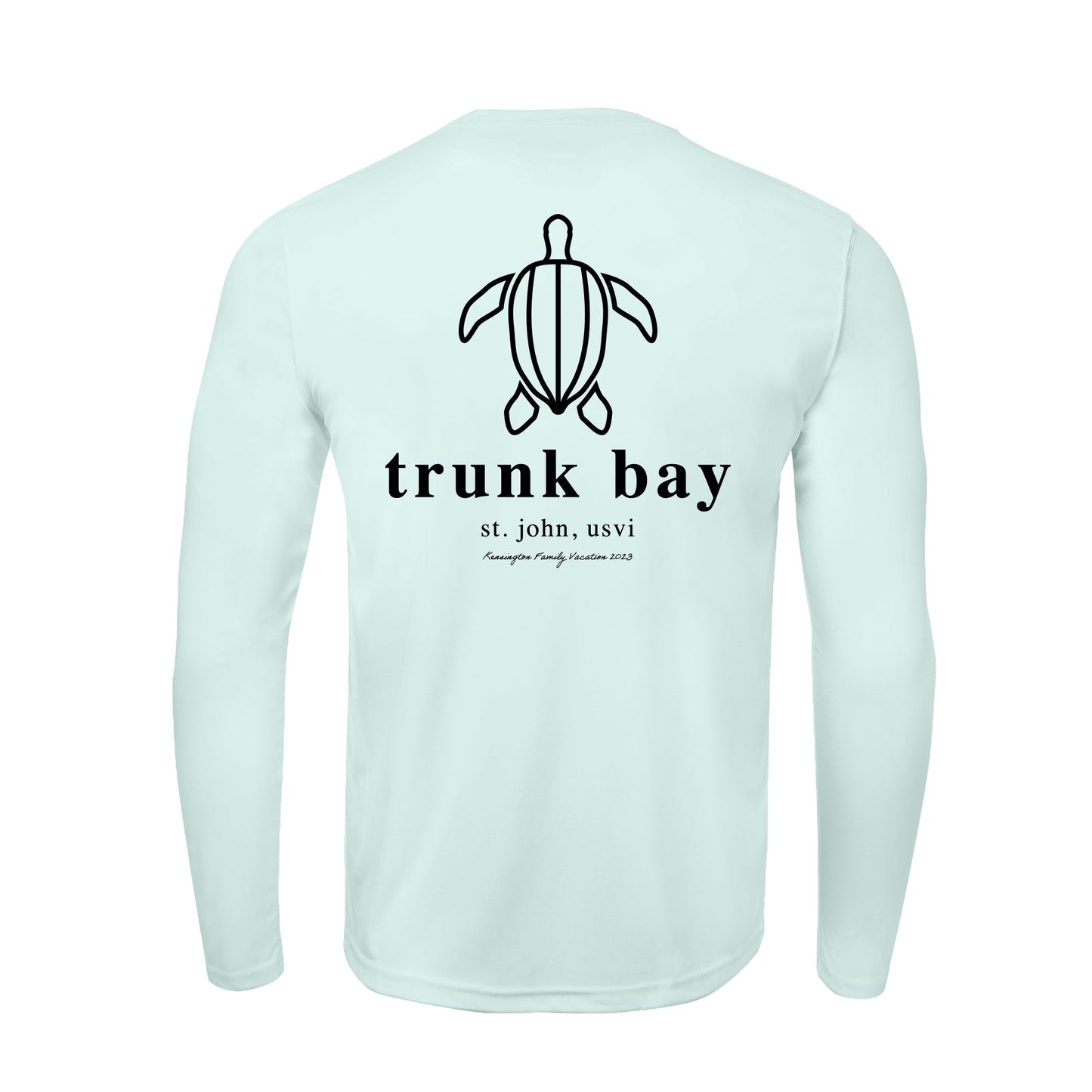 Trunk Bay St John Leatherback Sea Turtle | Recycled Solar Performance