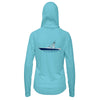Women’s Custom Hooded Boat Shirt – UPF 50+ Sun Protection | Made from Recycled Water Bottles
