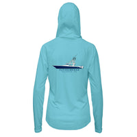 Women’s Custom Hooded Boat Shirt – UPF 50+ Sun Protection | Made from Recycled Water Bottles