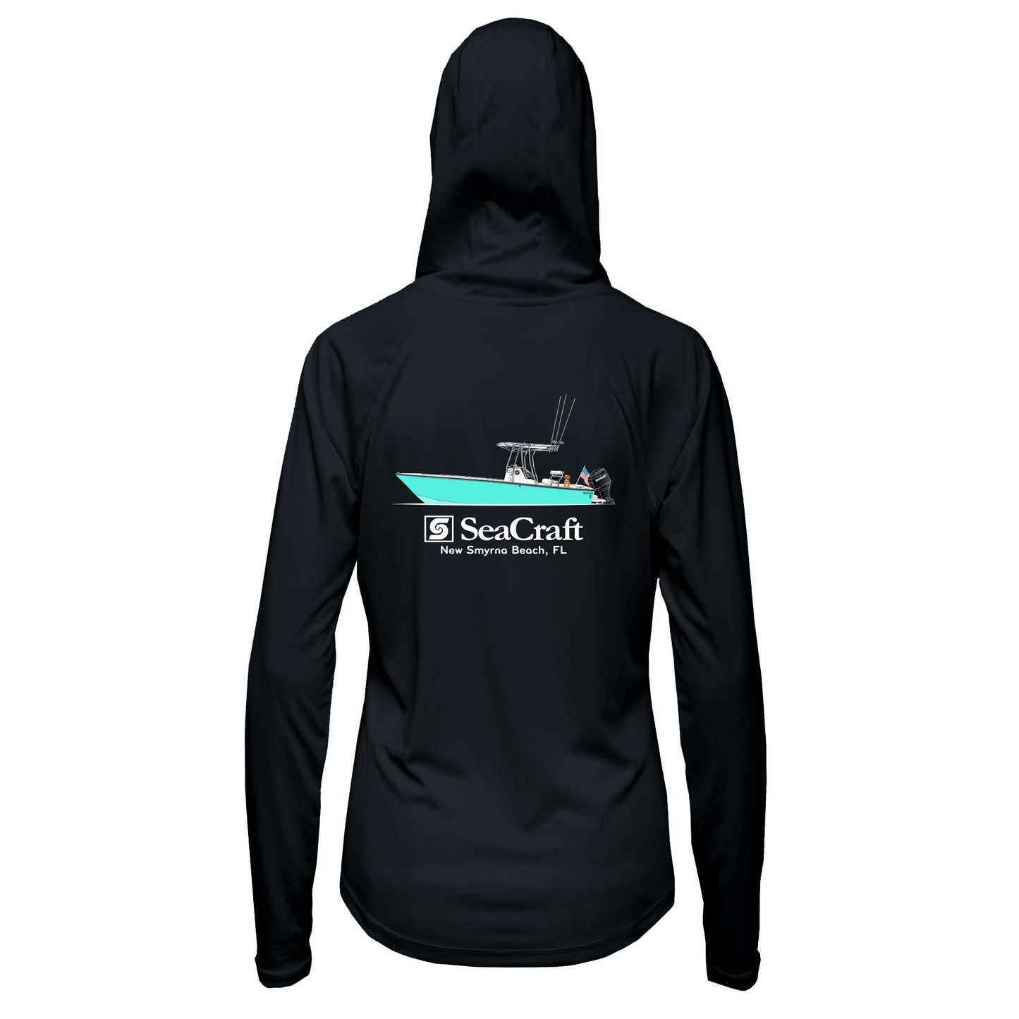 Women’s Custom Hooded Boat Shirt – UPF 50+ Sun Protection | Made from Recycled Water Bottles