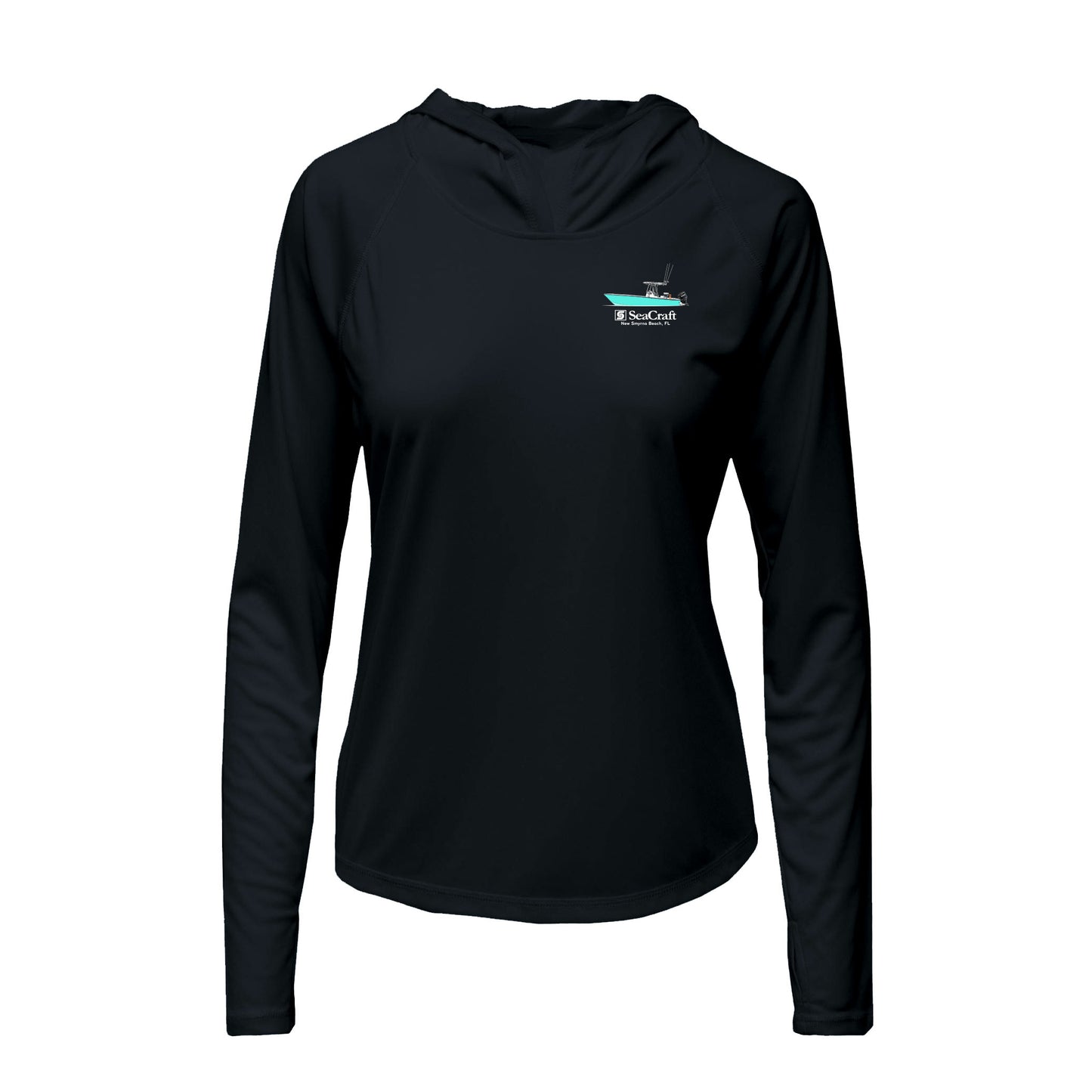 Women’s Custom Hooded Boat Shirt – UPF 50+ Sun Protection | Made from Recycled Water Bottles