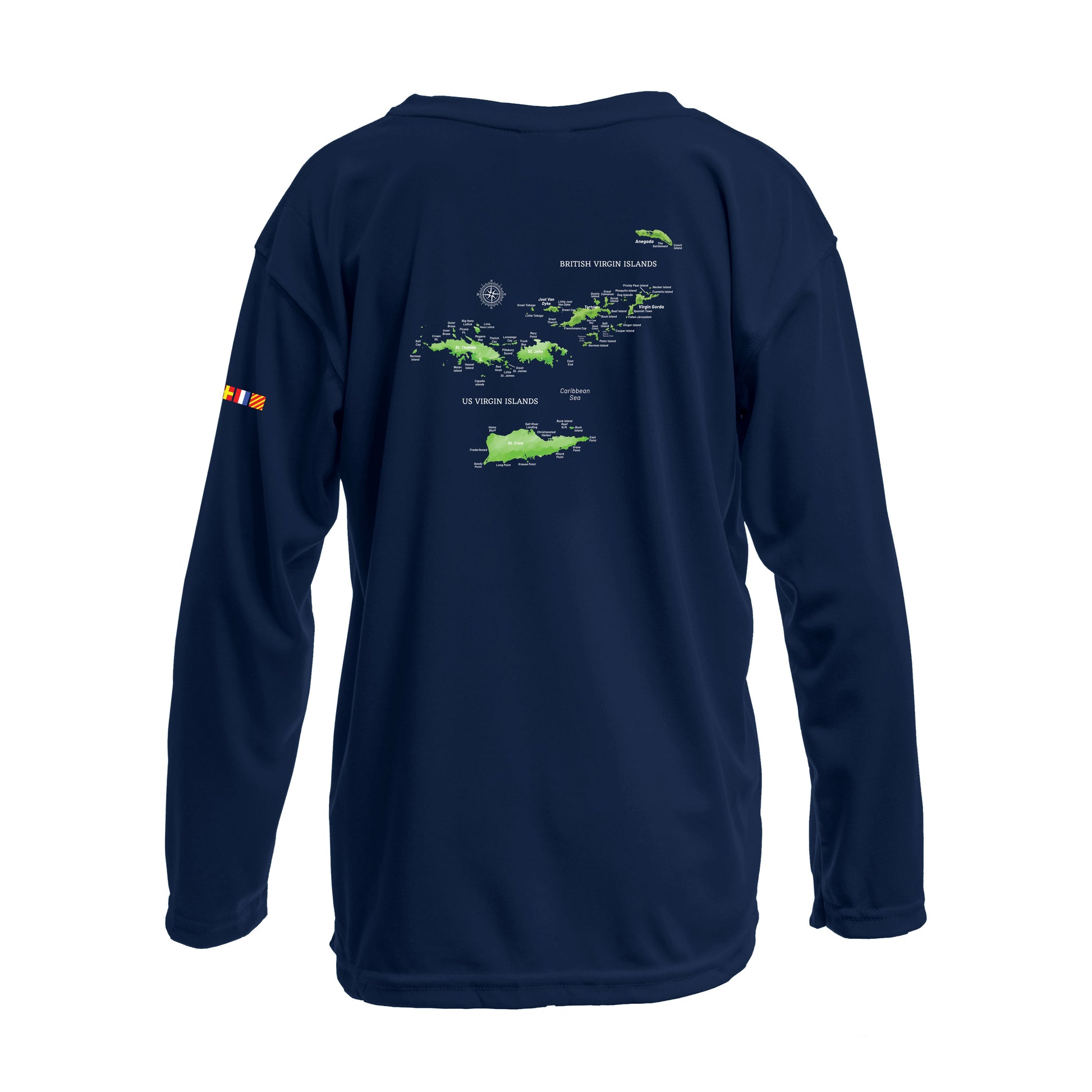 UPF50+ sun shirt
Virgin Islands map shirt
personalized boating shirt
custom nautical flag shirt
boat name shirt
Caribbean island apparel
The Boat Shirt Company
UV protection boat shirt
hand-drawn map apparel
nautical sun protection shirt
custom sleeve flag shirt
family matching boat shirts
