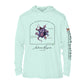 Coconut Octopus Conservation Status Hoodie | Mens Recycled Solar Performance