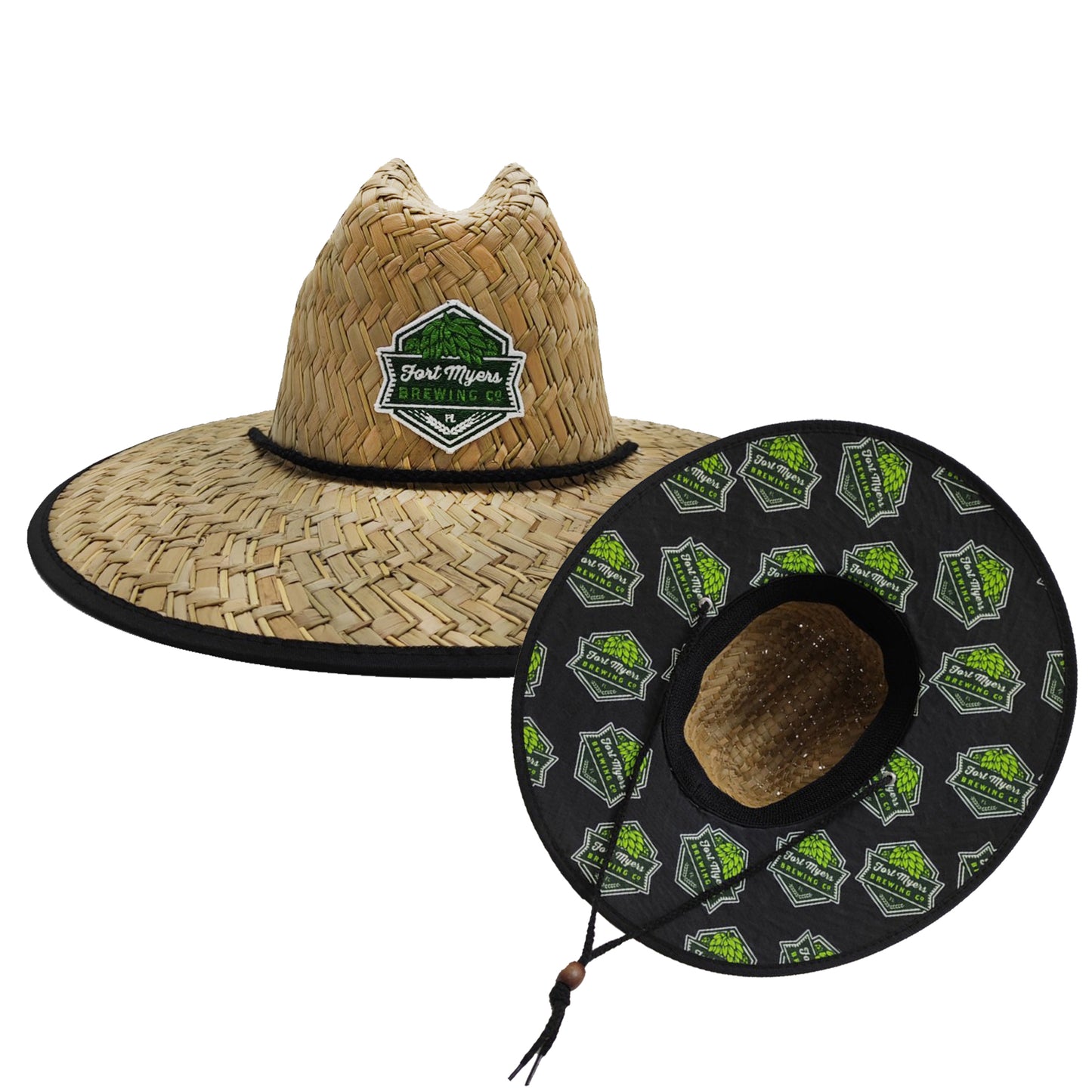Custom Fabric Straw Hats