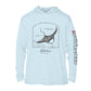 Giant Manta Ray Conservation Status UPF 50+ Sun Protection Hoodie Youth