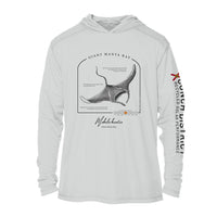 Giant Manta Ray Conservation Status Hoodie | Mens Recycled Solar Performance