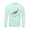 Giant Manta Ray Conservation Status Shirt | Mens Recycled Solar Performance