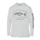 Great White Shark Conservation Status UPF 50+ Sun Protection Hoodie Youth