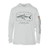 Great White Shark Conservation Status UPF 50+ Sun Protection Hoodie Youth