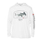 Hammerhead Shark Conservation Status Hoodie | Mens Recycled Solar Performance
