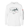 Hammerhead Shark Conservation Status Hoodie | Mens Recycled Solar Performance