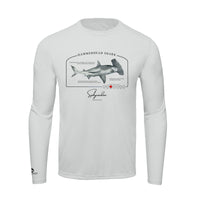 Hammerhead Shark Conservation Status Shirt | Mens Recycled Solar Performance