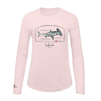 Hammerhead Shark Conservation Status Shirt | Womens Recycled Solar Performance
