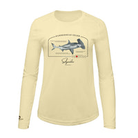 Hammerhead Shark Conservation Status Shirt | Womens Recycled Solar Performance