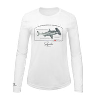 Hammerhead Shark Conservation Status Shirt | Womens Recycled Solar Performance