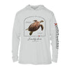 Hawksbill Sea Turtle Conservation Status Hoodie | Mens Recycled Solar Performance