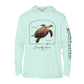 Hawksbill Sea Turtle Conservation Status UPF 50+ Sun Protection Hoodie Youth