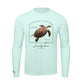 Hawksbill Sea Turtle Conservation Status shirt | Mens Recycled Solar Performance