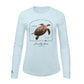 Hawksbill Sea Turtle Conservation Status Shirt | Womens Recycled Solar Performance