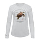Hawksbill Sea Turtle Conservation Status Shirt | Womens Recycled Solar Performance