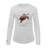 Hawksbill Sea Turtle Conservation Status Shirt | Womens Recycled Solar Performance