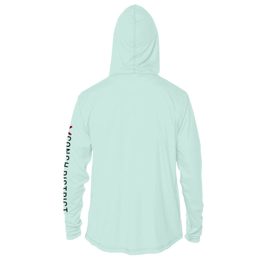 Mahi Mahi Dolphinfish Conservation Status Hoodie | Mens Recycled Solar Performance