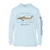 Lemon Shark Conservation Status Hoodie | Mens Recycled Solar Performance