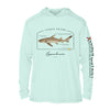 Lemon Shark Conservation Status UPF 50+ Sun Protection Hoodie Youth