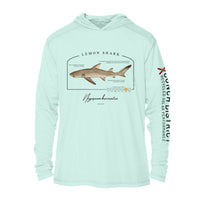 Lemon Shark Conservation Status Hoodie | Mens Recycled Solar Performance