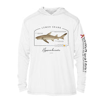 Lemon Shark Conservation Status Hoodie | Mens Recycled Solar Performance