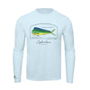 Mahi Mahi Dolphinfish Conservation Status Shirt | Mens Recycled Solar Performance