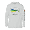 Mahi Mahi Dolphinfish Conservation Status Hoodie | Mens Recycled Solar Performance