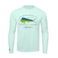 Mahi Mahi Dolphinfish Conservation Status Shirt | Mens Recycled Solar Performance