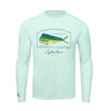 Mahi Mahi Dolphinfish Conservation Status Shirt | Mens Recycled Solar Performance
