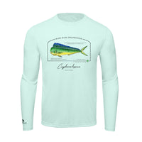 Mahi Mahi Dolphinfish Conservation Status Shirt | Mens Recycled Solar Performance