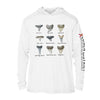 Shark Tooth Identification UPF 50+ Sun Protection Hoodie Youth