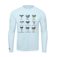 Shark Tooth Identification Shirt | Mens Recycled Solar Performance