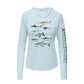 Types of Sharks Hoodie | Womens Recycled Solar Performance
