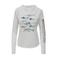 Types of Sharks Hoodie | Womens Recycled Solar Performance