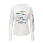 Types of Sharks Hoodie | Womens Recycled Solar Performance