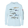 Types of Sharks Hoodie | Mens Recycled Solar Performance
