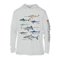 Types of Sharks Hoodie | Mens Recycled Solar Performance