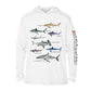 Types of Sharks Hoodie | Mens Recycled Solar Performance